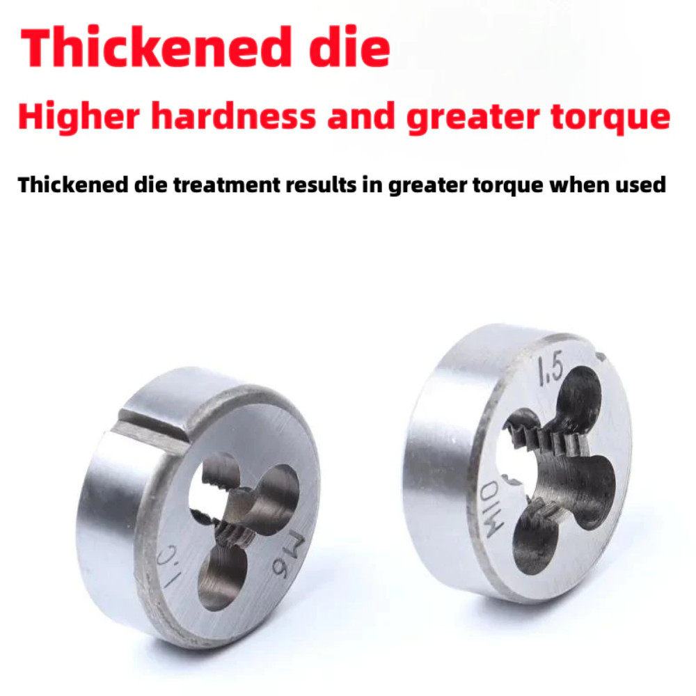 20PCS Adjustable Tap and Die Set Hand Tap Wrench threader Metric ...