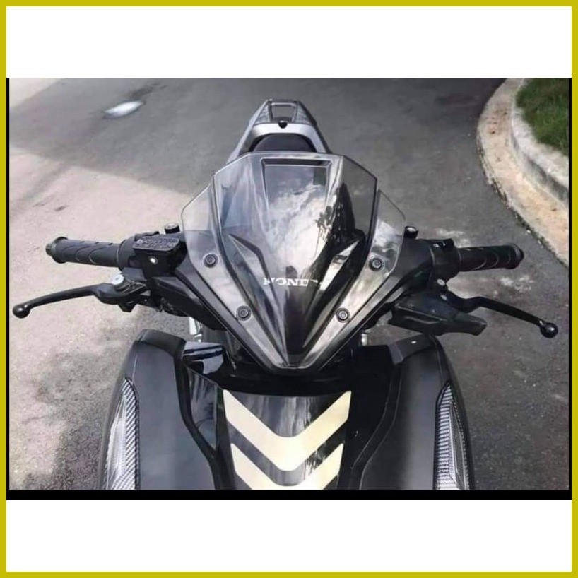 ۞ ∇ ☾ Visor for Honda Click V2 150i and 125i with front handle cover ...