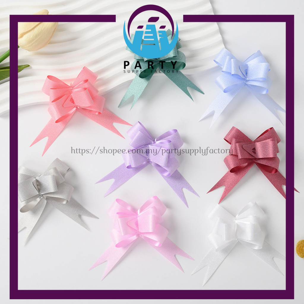 10PCS MACAROON PULL RIBBON 18MM / 18MM REBEN TARIK / REBEN HAMPER ...