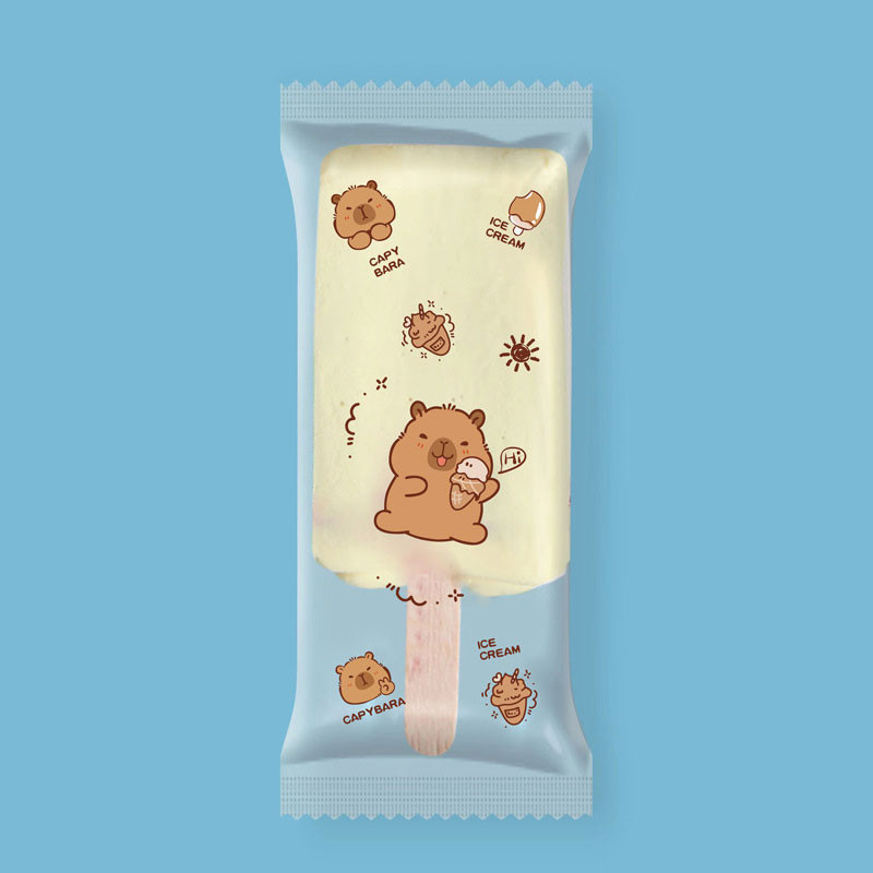 FP3055 (100pcs) 8x19 CM Ice Cream Panda Fox Cute Plastic Bag for Seal ...