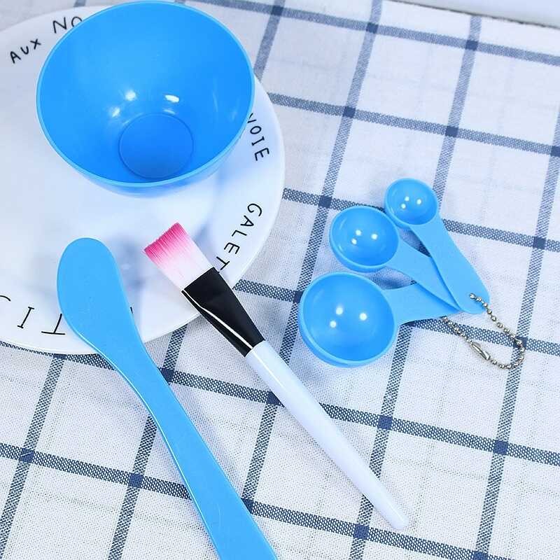 Plastic Bowl Vendor 6 Pieces Set Mask Facial Measuring Spoon Film ...