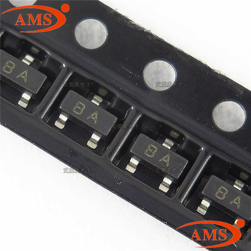 2SA1015 A1015 SOT-23 silk screen printing: BA surface mount transistor ...