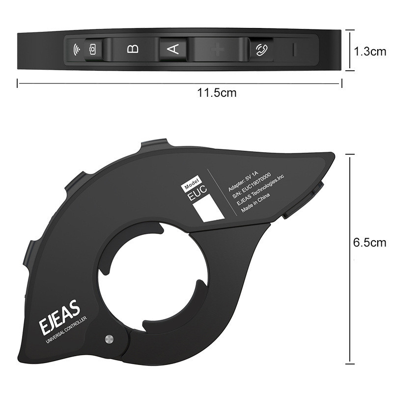 Motorcycle Helmet Bluetooth Intercom Universal EUC Remote Control ...