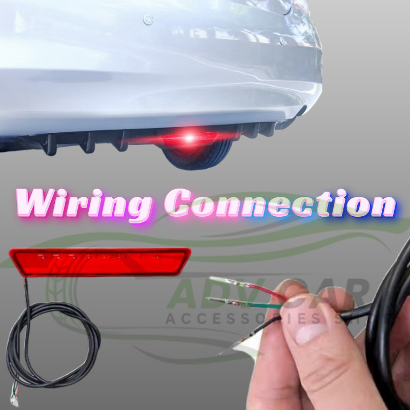 Universal 86cm Led / No Led Car Rear Lip Car Rear Bumper Chassis ...