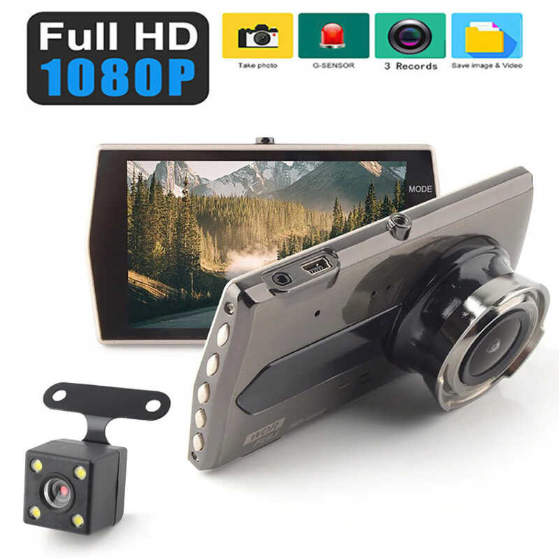 Hd Dvr Full P Dash Cam Vehicle Camera Drive Video Recorder Night