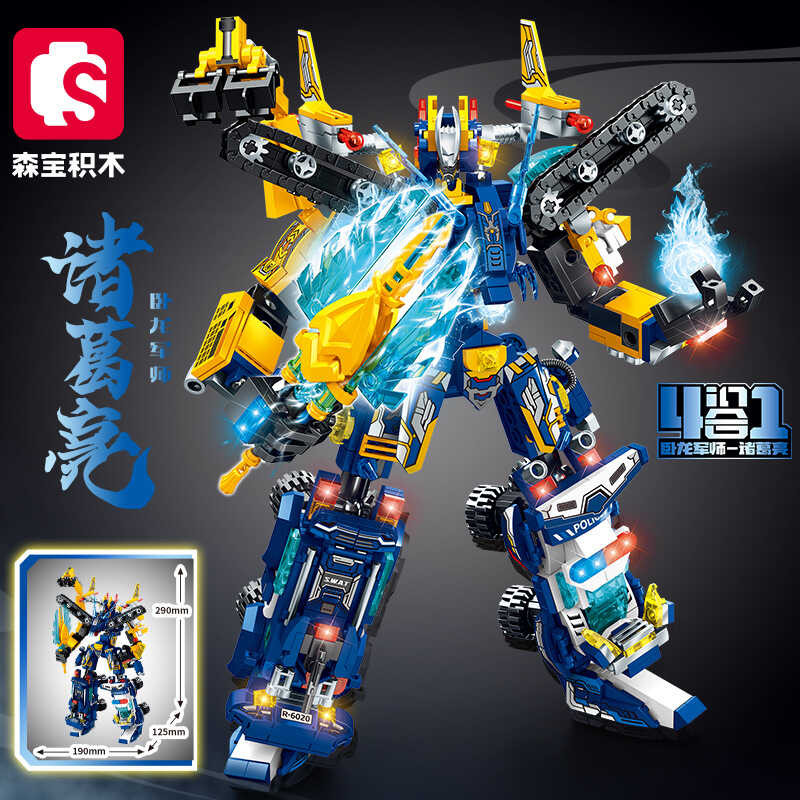 0E Ang Modelo Mecha Assembly Na Transformation Block Senbao Ay ...