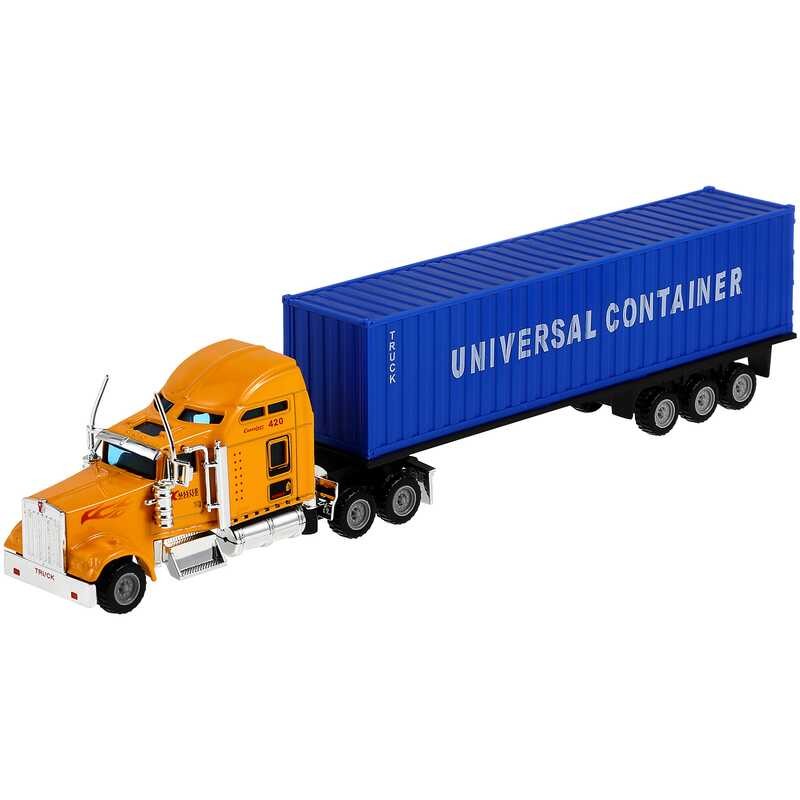 Boys e Car Plaything Alloy Model Realistic Container Kids Truck Toy ...