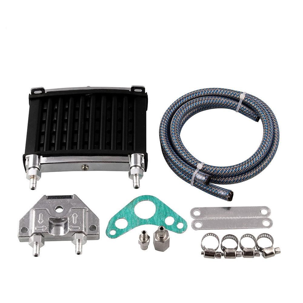 GSE Motorcycle Parts Universal Oil Cooler Cooling Radiator Motor Engine ...