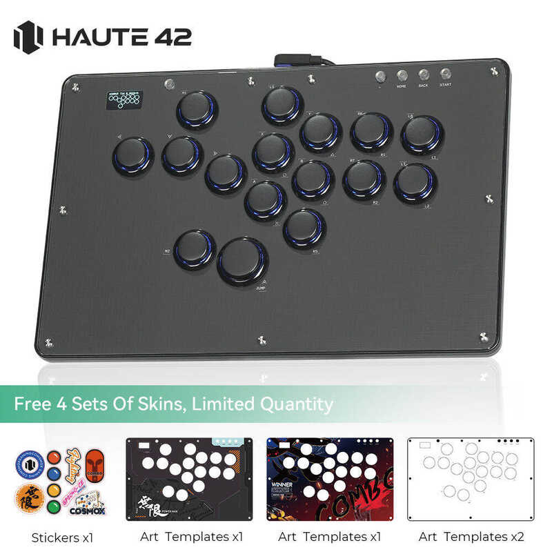 Joystick Haute42 Fightstick Hitbox Button Rim Leverless For Pc/Ps4/Ps5 ...