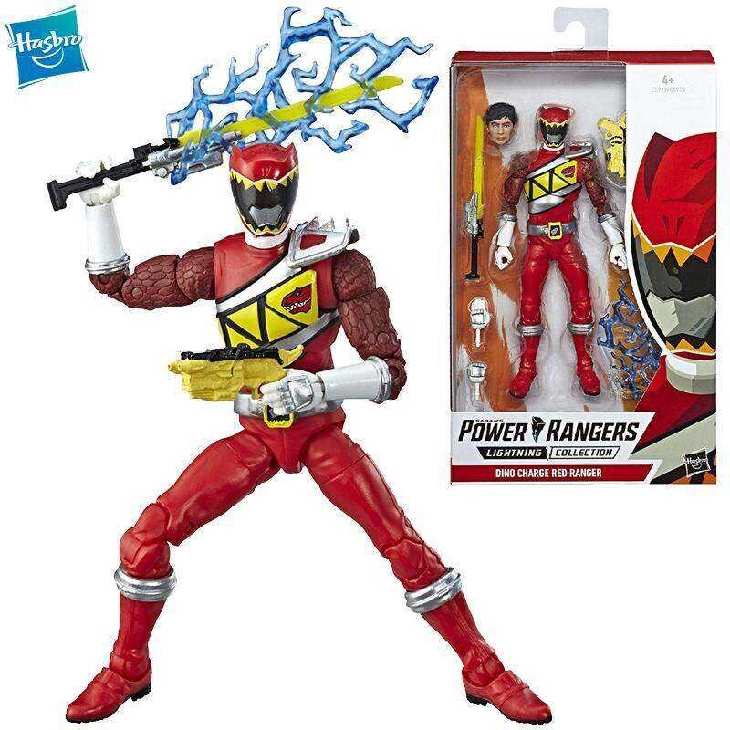 Power Original Rangers Lighing Collection Dino Charge Red Ranger ...