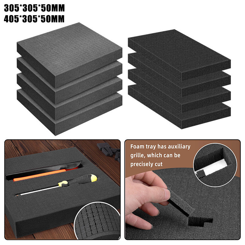  pluck grid toolbox pre cutting foam insert pick sponge precorted