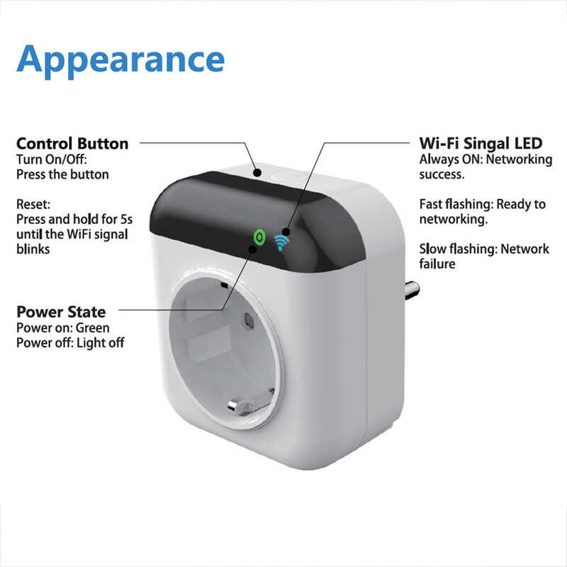 Wifi Smart Thermostat Controller Socket, Graphics APP Remote ...