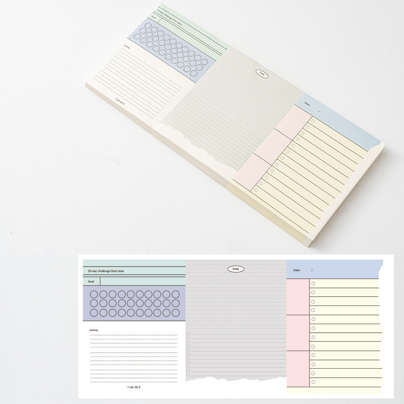 50pcs Notepads Tear-Off Sheets Post Notes Desk Notes Messages Scrapbook ...