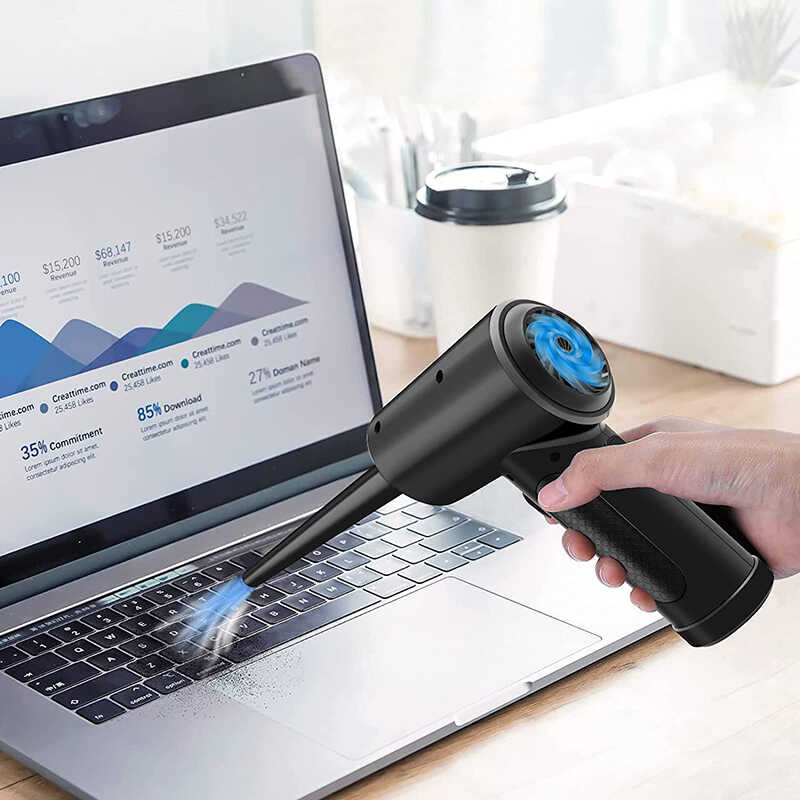 keyboard Computer compressed air dust collector wireless blower ...