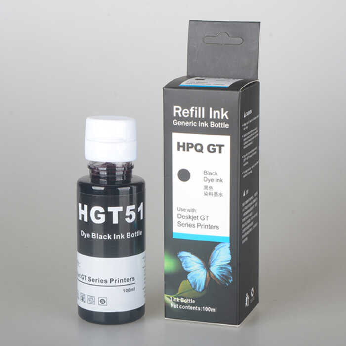 Gt51 100Ml*4 Gt52 Refill Dye Ink For GT 5810 5820 For HP Smart Tank 450 ...