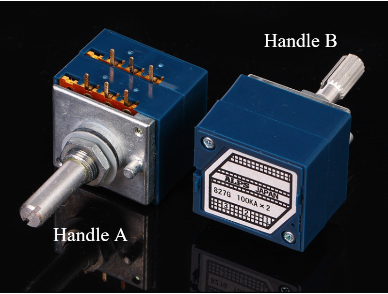 5pz Potenziometro ORIGINALE ALPS RK27 27 Tipo Doppio 20K, Nuovo - Foto 4