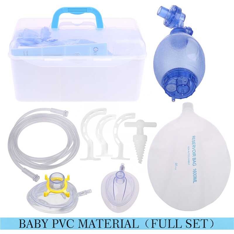 Saashi First Aid Manual Resuscitator (Ambu Bag) - Adult/Child/Infant