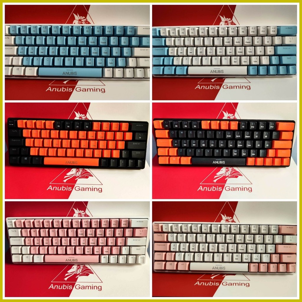 ♂ RGB Hotswappable Mechanical Keyboard 64 Keys Backlit Switch Gaming ...