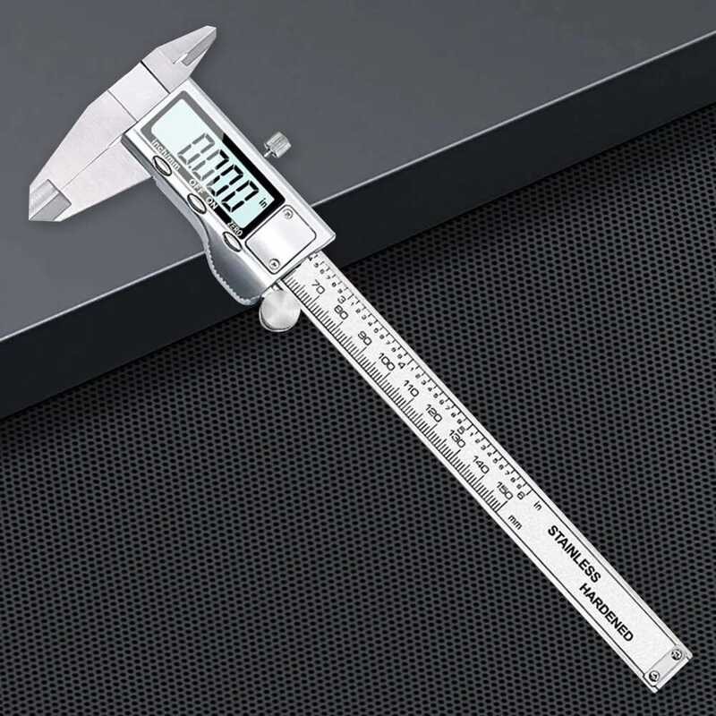 Mm/6Inch 150 Large LCD Screen Electronic Vernier Caliper Digital ...