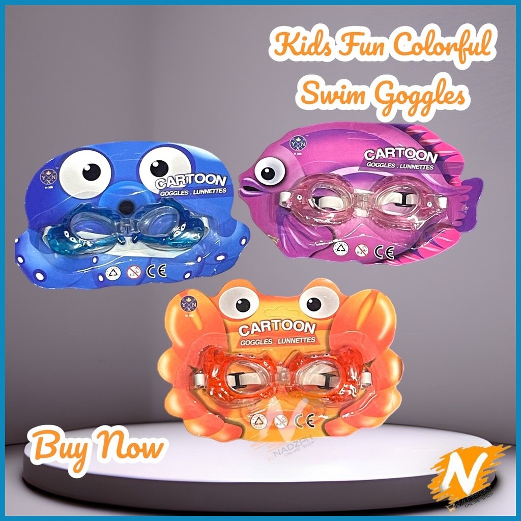 ∈ ¤ Kids Fun Swim Goggles Beach Summer Swimming Goggles | Shopee ...