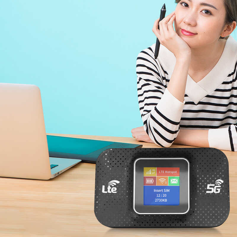 Lte 4G Sim Card Slot Wireless Portable 150Mbps Unlock Modem Mobile WiFi ...