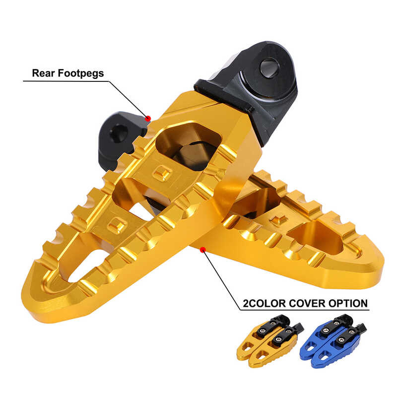 FXCNC Rearset Footpegs For Suzuki GSXR600/750/1000, Hayabusa, TL1000 - Adjustable, CNC Aluminum