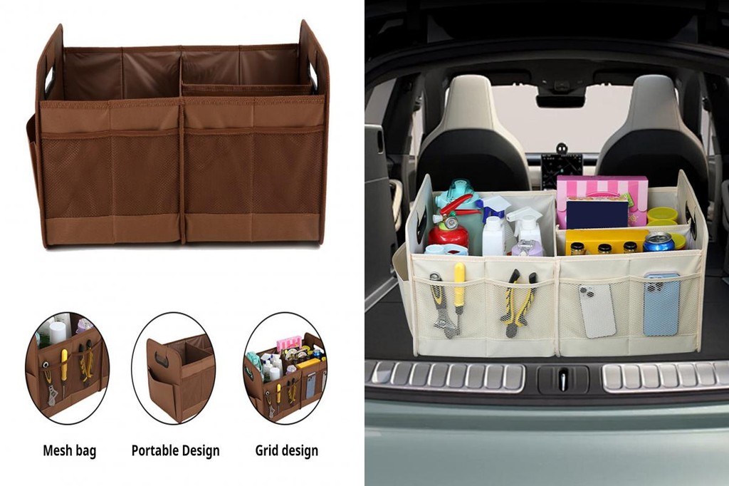Cute_ Multi Compartment Container Storage Organizer Large Capacity ...