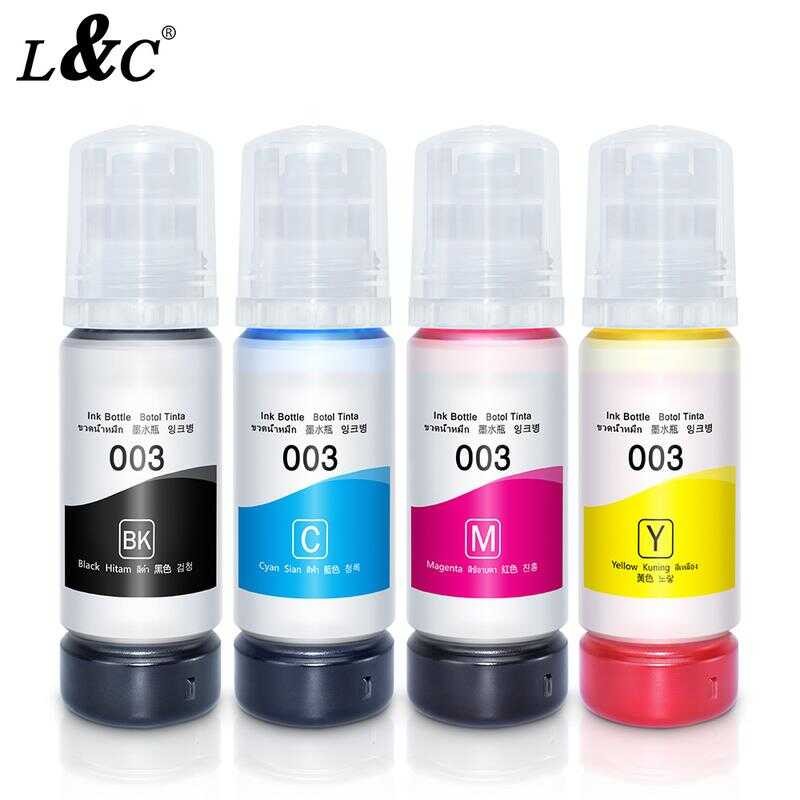 be3 L&C Premium Refill Ink 003 Ink Dye For Epson Inkjet Printer L3110 ...
