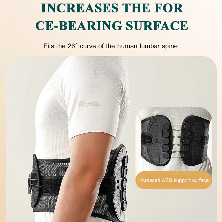 Adjustable Lumbar Support Belt 2-Way Drawstring/Widened Steel Plate ...