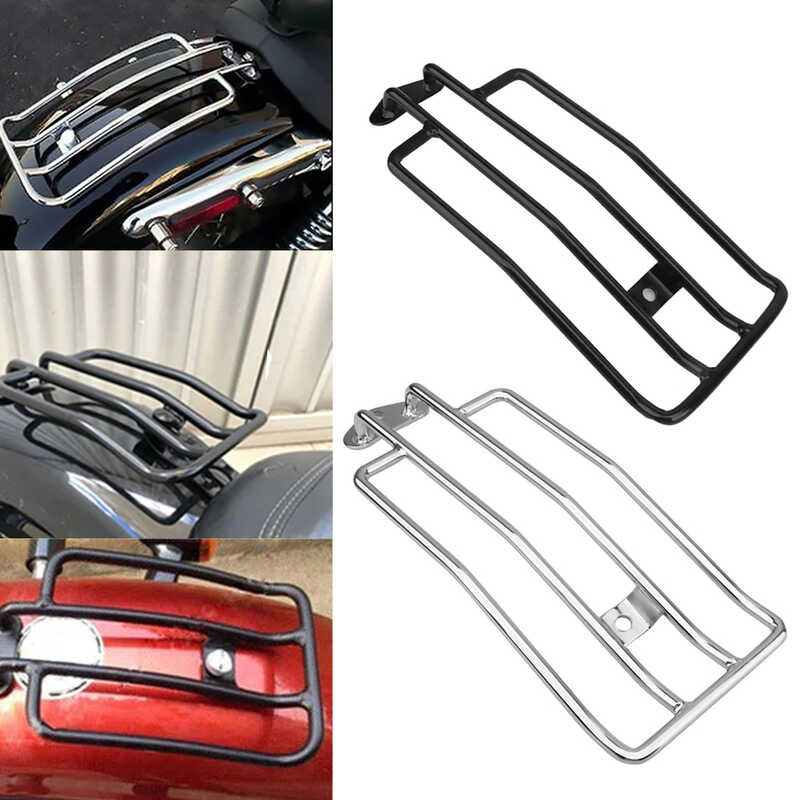 Motorcycle 5 Rear Fender Lage Rack Port Shelf Solo Seat Para Sa Harley ...