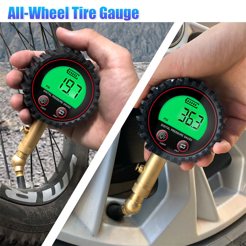 GSE Auto Parts High-precisionsTire Pressure GaugesBicycle Manometer ...