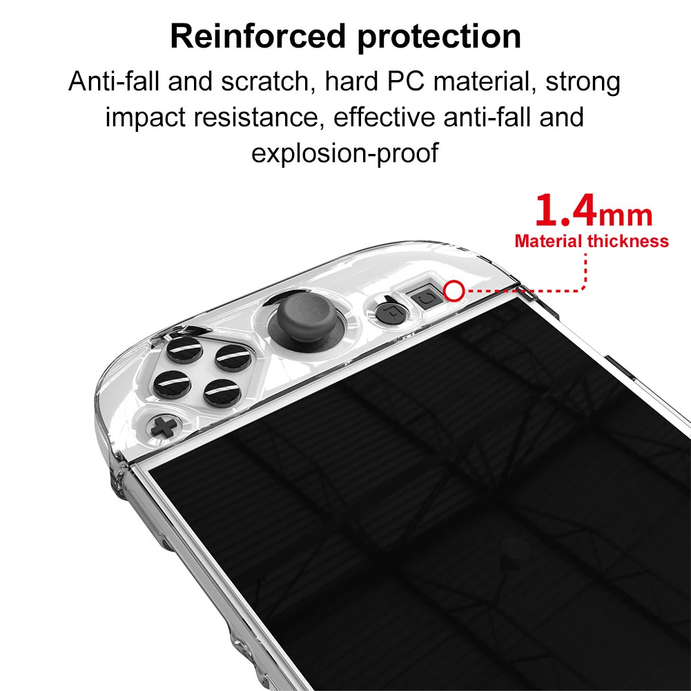 Transparent Split Cover For NS Switch 2 Host Protective Crystal Clear ...