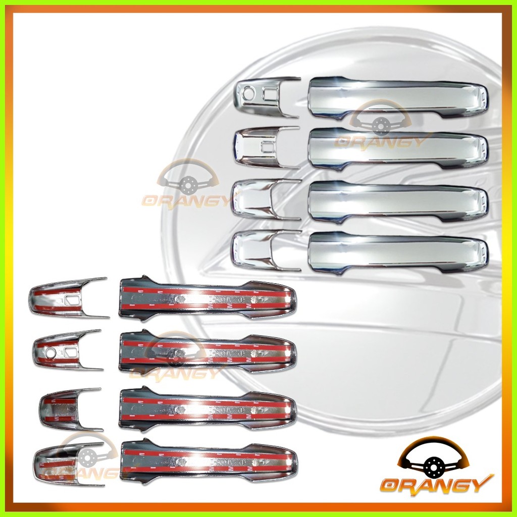 ∇ ♧ ALL NEW Toyota Wigo 2023 to 2024 Garnish Combo Set Chrome ( car