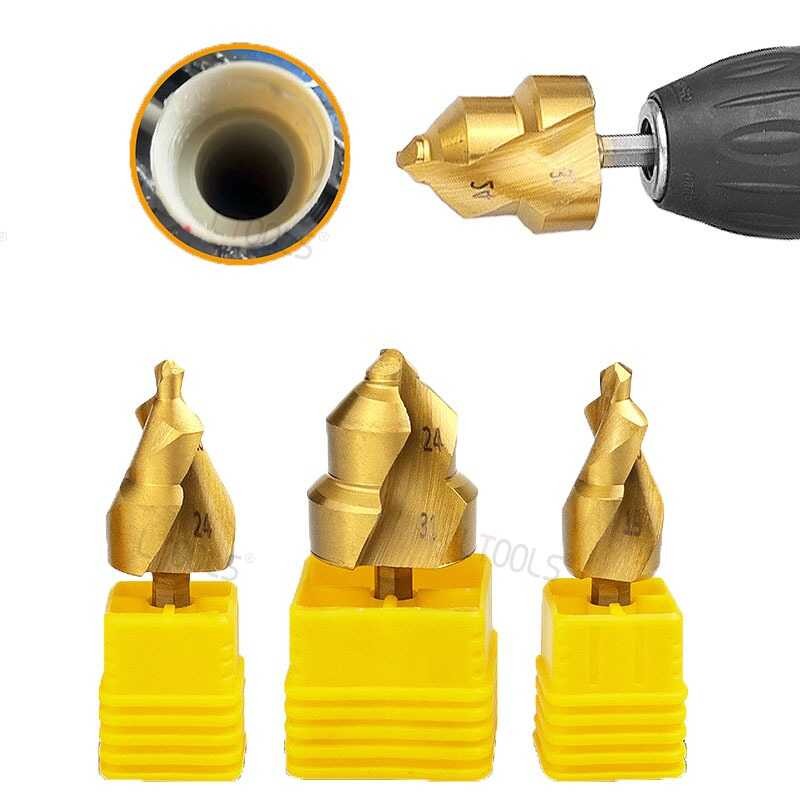 PPR 0 Lifting, Stepped Drill PVC Fitting Reamer Hexagon Shank 20/25/32 ...