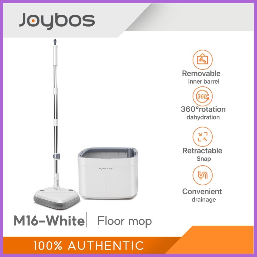 ஐ Joybos self wash spin mop M16 Spinner Flat 360 Rotating Cleaner With ...