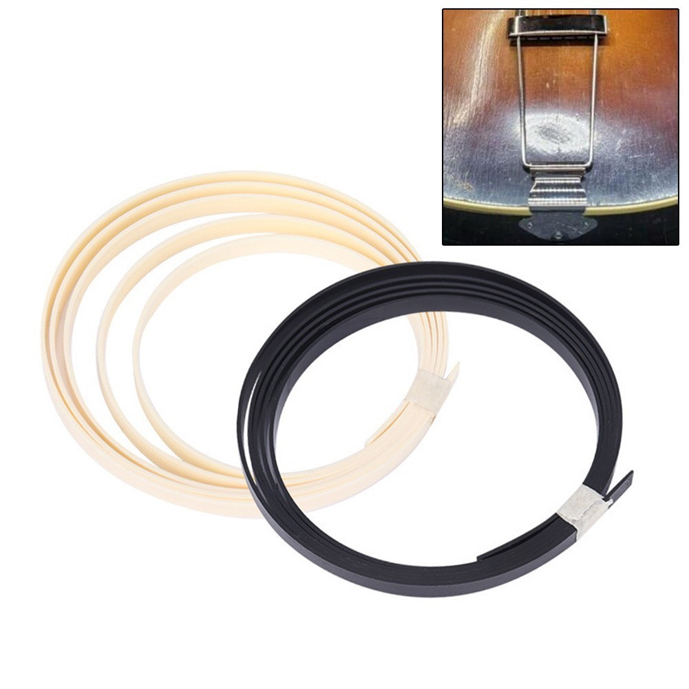 Plastique ABS 3 Pcs Purfling ABS Plastic Guitar Binding Strip Bande de