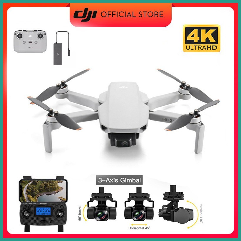 ⏺️ DJI Mini Drone With Camera Dual camera 4k/8k HD wide angle WiFi ...