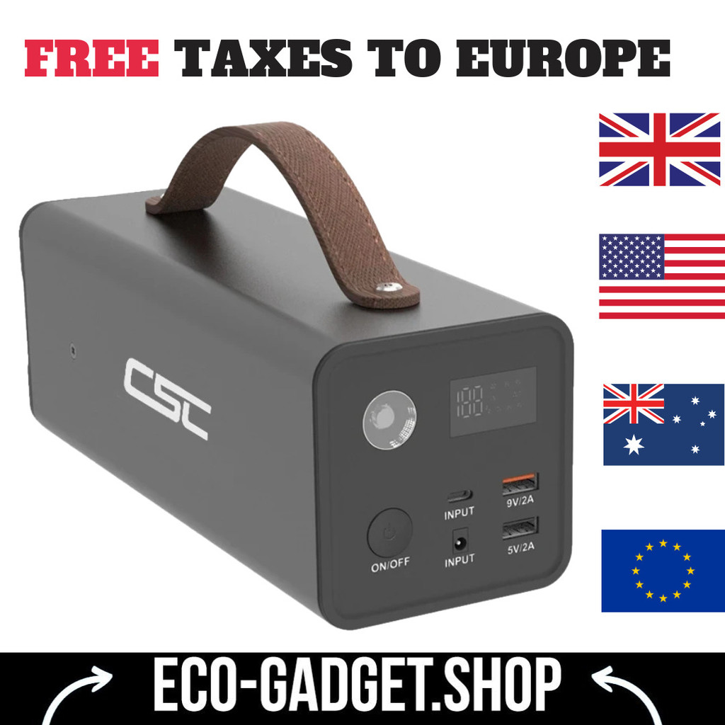 CSC Solar 100V 240V AC 200W To 2000W Portable Station 220V Emergency ...