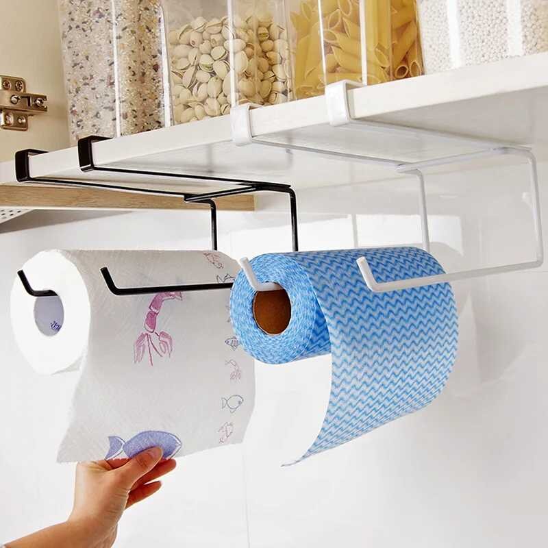 No Punching 2E 4 Wall Mounted Lazy Upright Refrigerator Plastic Wrap ...