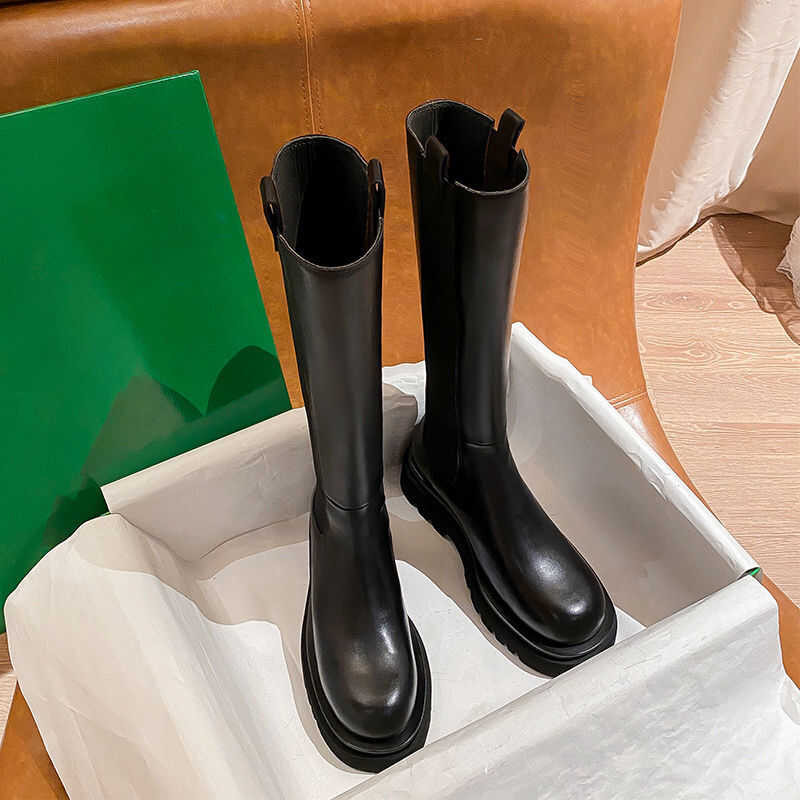 65 Kaswal Na Chunky Platform Autumn Winter Thick Bottom Long Boots ...