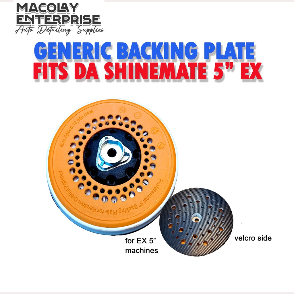 PO-019 Generic 5 inch Backing Plate for Shinemate Dual Action EX ...