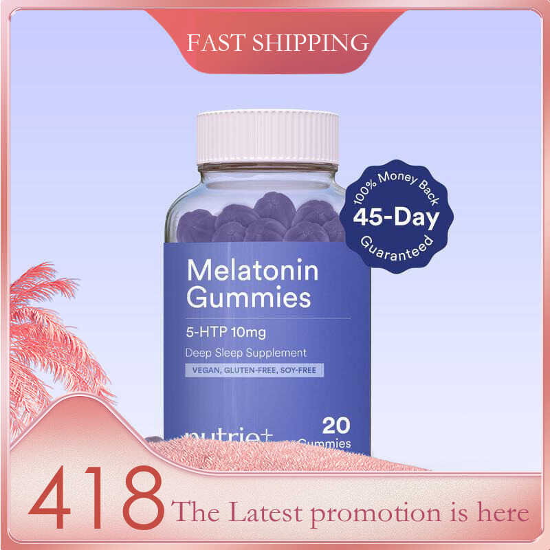 Nutrie 10Mg Melatonin Gummies 5Htp 20Pcs (Sleep Dietary Supplement Anti