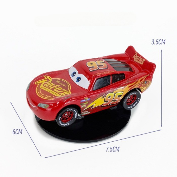 Pixar Cars 3 Toys Mater Model Collection 1:55 Diecast Rotating Car ...