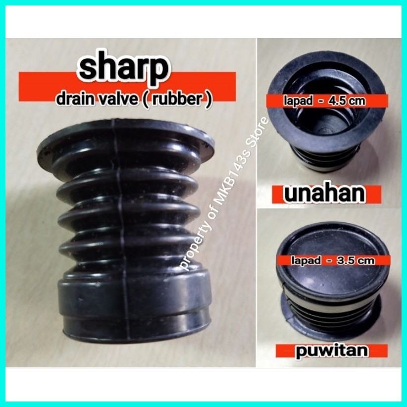 SHARP DRAIN VALVE ( rubber only) | Shopee Philippines