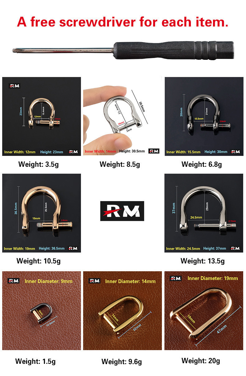 Screw-Tightening Style| Bag Handle Buckle Bag Strap Hook Buckle Screw ...