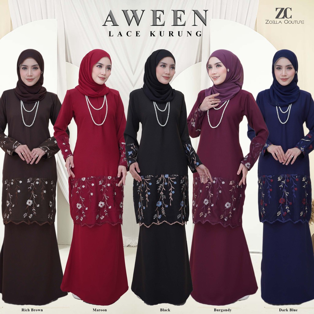 ZOELLA COUTURE - AWEEN LACE KURUNG | Shopee Philippines
