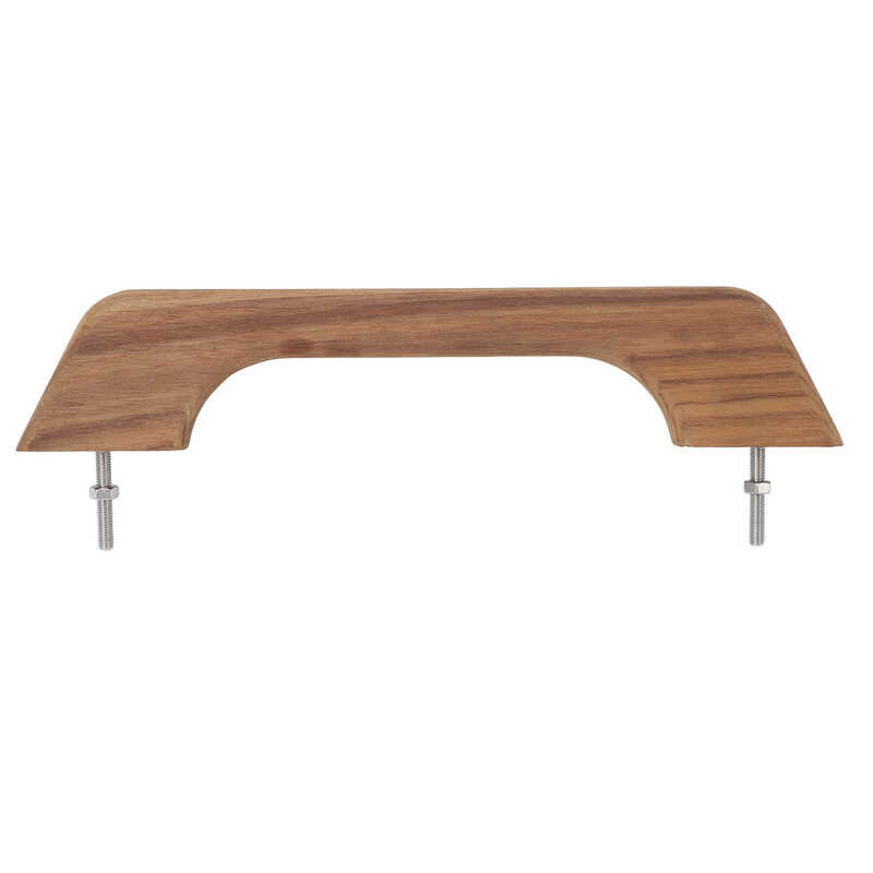 2 Loop 22 Inch Sturdy Rot Resistant Wooden Boat Grab Handle For Marine ...