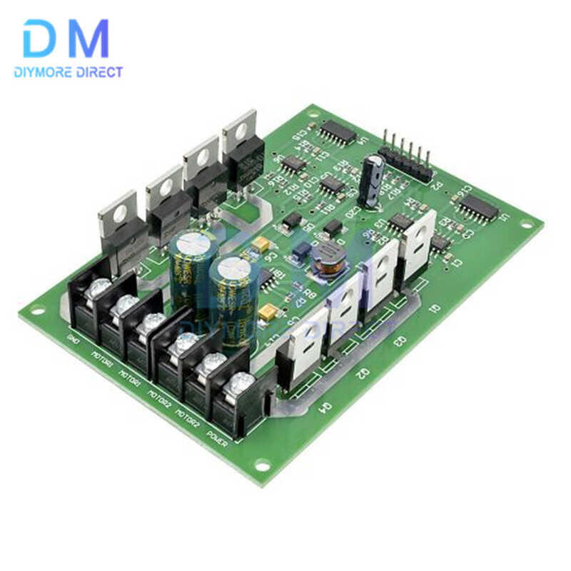 Dual H-Bridge Motor Driver PWM Module DC 3~36V 15A Peak 30A High Power ...