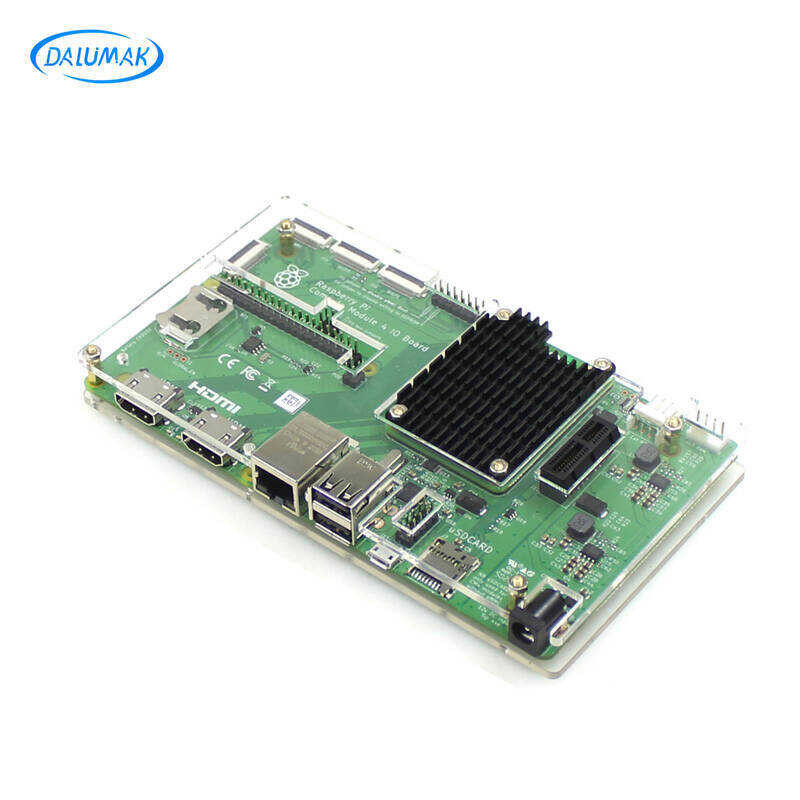 Raspberry Pi CM4 Base Shell Computer Module 4 IO Board Acrylic Heat ...