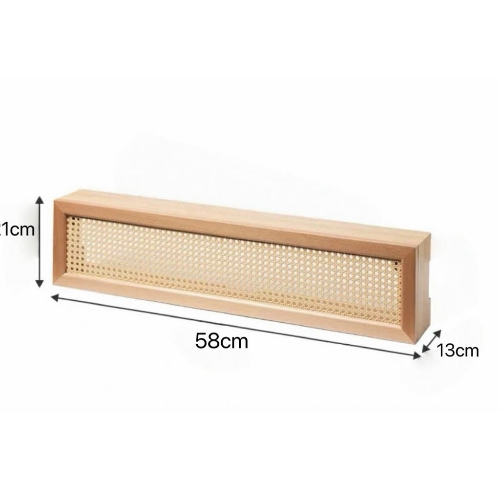 Japanese Rattan Ratan Router Solid Wood Wall Mounted Socket Ugly WiFi C ...